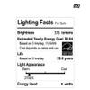 (3-pack) EcoSmart BR20 Soft White LED, Dimmable, 575-Lumen, 2700K, 8-Watt (50-Watt Equivalent) Light Bulb, E26 Medium Base view 3