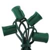 6 Pack of LITE-WAY Indoor/Outdoor 25 Pro-Series Light String, Green Light String with 25 C9 Sockets (Does Not Include Bulbs) view 1