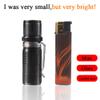 WEIYU High Lumen 5W Ultra Bright Water Resistant Mini LED Flashlight,3 Light Modes,Compact Portable,Ideal for Kids, Power Outages,Camping, Night Reading, BBQ, Party, Festivals, Backpacking, Hiking view 2