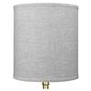 FenchelShades.com 11" Top Diameter x 11" Bottom Diameter x 12" Height Fabric Drum Lampshade Spider Attachment (Designer Linen Oatmeal) view 2