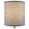 FenchelShades.com 11" Top Diameter x 11" Bottom Diameter x 12" Height Fabric Drum Lampshade Spider Attachment (Designer Linen Oatmeal) view 3