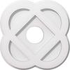 Ekena Millwork CMP12CE-03000 Charlotte Architectural Grade PVC Contemporary Urethane Ceiling Medallions 12"OD x 3"ID x 4 3/4"C x 1"P view 1