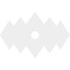 Ekena Millwork CMP26X17ZE-03000 Zoe Architectural Grade PVC Contemporary Urethane Ceiling Medallions 26"W x 17 3/8"H x 3"ID x 8"C x 1"P view 4
