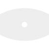 Ekena Millwork CMP26X17KY-03000 Kailey Architectural Grade PVC Contemporary Urethane Ceiling Medallions 26"W x 17 3/8"H x 3"ID x 14"C x 1"P view 4