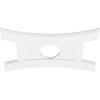 Ekena Millwork CMP34X22HN-07000 Haven Architectural Grade PVC Contemporary Urethane Ceiling Medallions 34"W x 22 5/8"H x 7"ID x 7 1/4"C x 1"P view 2