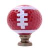 Football Lamp Finial, Brown with White Laces 2.25"h view 1
