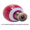 Football Lamp Finial, Brown with White Laces 2.25"h view 3