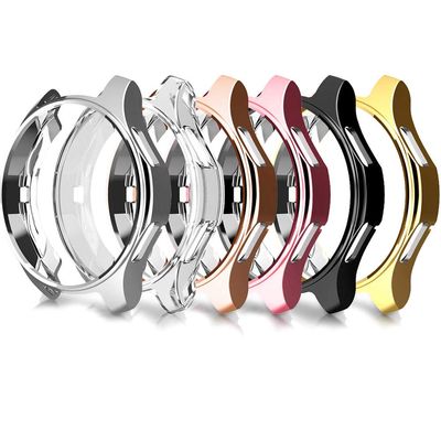 Chofit TPU Case Compatible with Galaxy Watch 42mm, Shock-Proof and Shatter-Resistant Protective Bumper Cover Case for Galaxy Watch 42MM, SM-R810/SM-R815 Smartwatch (1 Pack 6 in 1)
