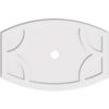 Ekena Millwork CMP38X25KY-03000 Kailey Architectural Grade PVC Contemporary Urethane Ceiling Medallions 38"W x 25 3/8"H x 3"ID x 20 1/2"C x 1"P view 1