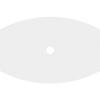 Ekena Millwork CMP38X25KY-03000 Kailey Architectural Grade PVC Contemporary Urethane Ceiling Medallions 38"W x 25 3/8"H x 3"ID x 20 1/2"C x 1"P view 4