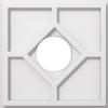 Ekena Millwork CMP12EY-04000 Embry Architectural Grade PVC Contemporary Urethane Ceiling Medallions 12"OD x 4"ID x 4"C x 1"P view 1