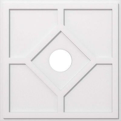 Ekena Millwork CMP32EY-06000 Embry Architectural Grade PVC Contemporary Urethane Ceiling Medallions 32"OD x 6"ID x 11"C x 1"P