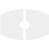 Ekena Millwork CMP30X20KY2-05000 Kailey Architectural Grade PVC Contemporary, Two Piece Urethane Ceiling Medallions 30"W x 20"H x 5"ID x 16 1/4"C x 1"P view 4