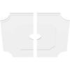 Ekena Millwork CMP38LE2-05000 Locke Architectural Grade PVC Contemporary, Two Piece Urethane Ceiling Medallions 38"OD x 5"ID x 22 3/4"C x 1"P view 2
