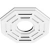 Ekena Millwork CMP12WN-04000 Westin Architectural Grade PVC Contemporary Urethane Ceiling Medallions 12"OD x 4"ID x 4 3/4"C x 1"P view 2