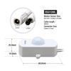SENSKY BS010WL DC 12v to 24v Mini Pir Motion Sensor Switch Occupancy Sensor Switch for DIY LED Lighting (Light Sensor, Delay Time, Sensor Distance, Adjustable) view 2