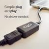 C2G Mini Display Port Adapter, Display Port to HDMI, Male to Female, Black, 8 inches, Cables to Go 54313 view 3