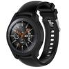 AWADUO for Galaxy Watch 46mm Silicone Protective Case Cover Shell, Smartwatch Protective Case for Samsung Galaxy Watch 46mm/ Samsung Gear S3 Frontier SM-R760 Smartwatch, Soft and Durable(Black) view 4