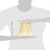Royal Designs Scalloped Oval Bell Designer Lamp Shade, Beige, (4 x 3) x (8 x 6) x 7 view 2