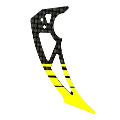 MICROHELI Carbon Fiber Vertical Fin (Yellow) (for MH-TX15025S/125S)