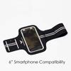 Endurance Elite | Water-Resistant Running Armband for iPhone 7/8/X and Plus, Samsung, Huawei, Moto, Google and Devices up to 6 Inch - Black (Fits Arm Girth 10.8~16.5") view 2
