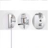 ZJZTD Plug-in Swing Arm Wall Sconce E27 Metal Crystal and Cloth Shade Living Room Bedroom Bedside Study Wall Lamp (Size : 32cm25cm) view 4