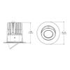 HALO Recessed HALO Recessed 4-Inch LED Adjustable Gimbal and Light Engine, White (ELG406930WH) view 2