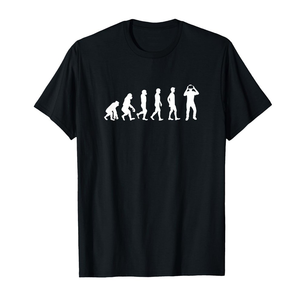 Funny Human Evolution to Virtual Reality T-shirt T-Shirt