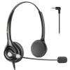 Arama Cordless Phone Headset with Microphone, 2.5mm Jack Telephone Headset for Office Landline, Noise-Cancelling Mic & Volume Control, Wired Headphones Compatible with Panasonic AT&T Vtech Uniden view 1
