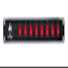 ADJ PC100A power strip single rack space unit with 8 on off lighted toggle switches and 15 amp breaker view 1