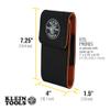 Klein Tools 55474 Phone Holder, XX-Large, Fits iPhone, Google, LG, Samsung Phones, With Magnetic Closure and Belt Clip view 3