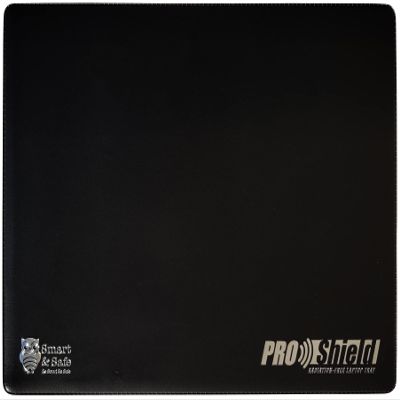 Lap-top Radiation Shield - Radiation Blocker, Lap Desk Tray - EMF Shield & Heat Protection Bed Desk Lap top Tray, Stand Bed with Heat Emission Reduction by Up to 99% - Lap top Desk - 14" Black