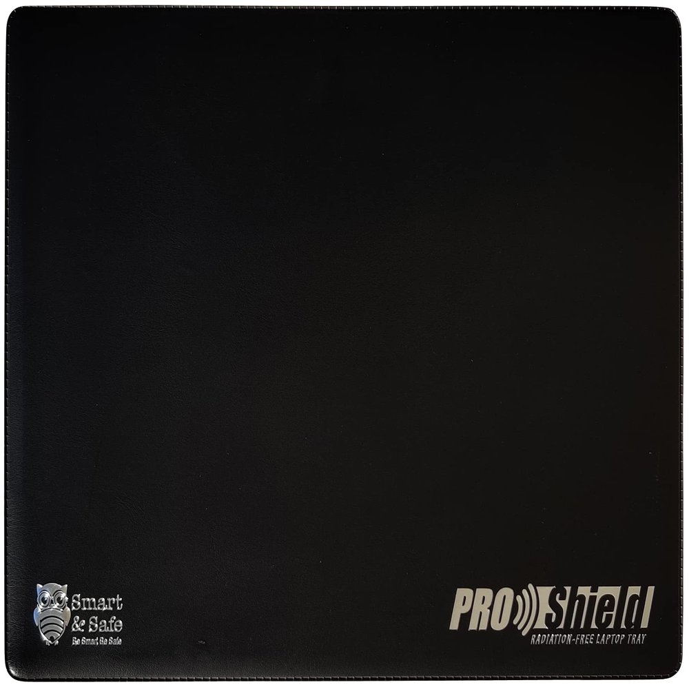 Lap-top Radiation Shield - Radiation Blocker, Lap Desk Tray - EMF Shield & Heat Protection Bed Desk Lap top Tray, Stand Bed with Heat Emission Reduction by Up to 99% - Lap top Desk - 14" Black