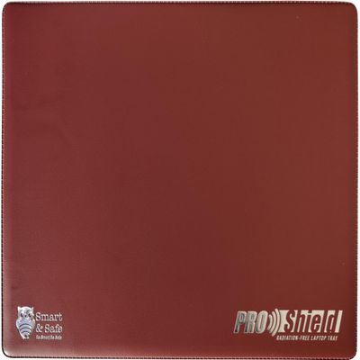 ProShield by Smart-Safe.com EMF Shielding Laptop Tray: Protect Yourself from Computer & WiFi Radiation 19" 14" (14" Leather Brown)