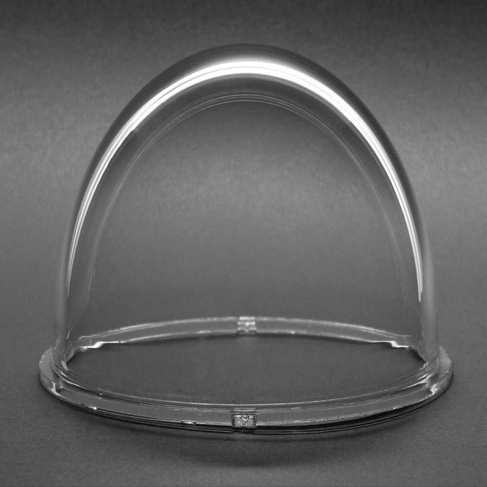 JMX 3.1 Inch Acrylic Indoor/Outdoor CCTV Clear Camera Dome Cover Security Camera Housing