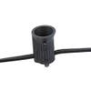 G40 25ft Outdoor Patio Cafe String Lights 25 Clear Globe Bulbs Indoor/Outdoor Black Wire view 4