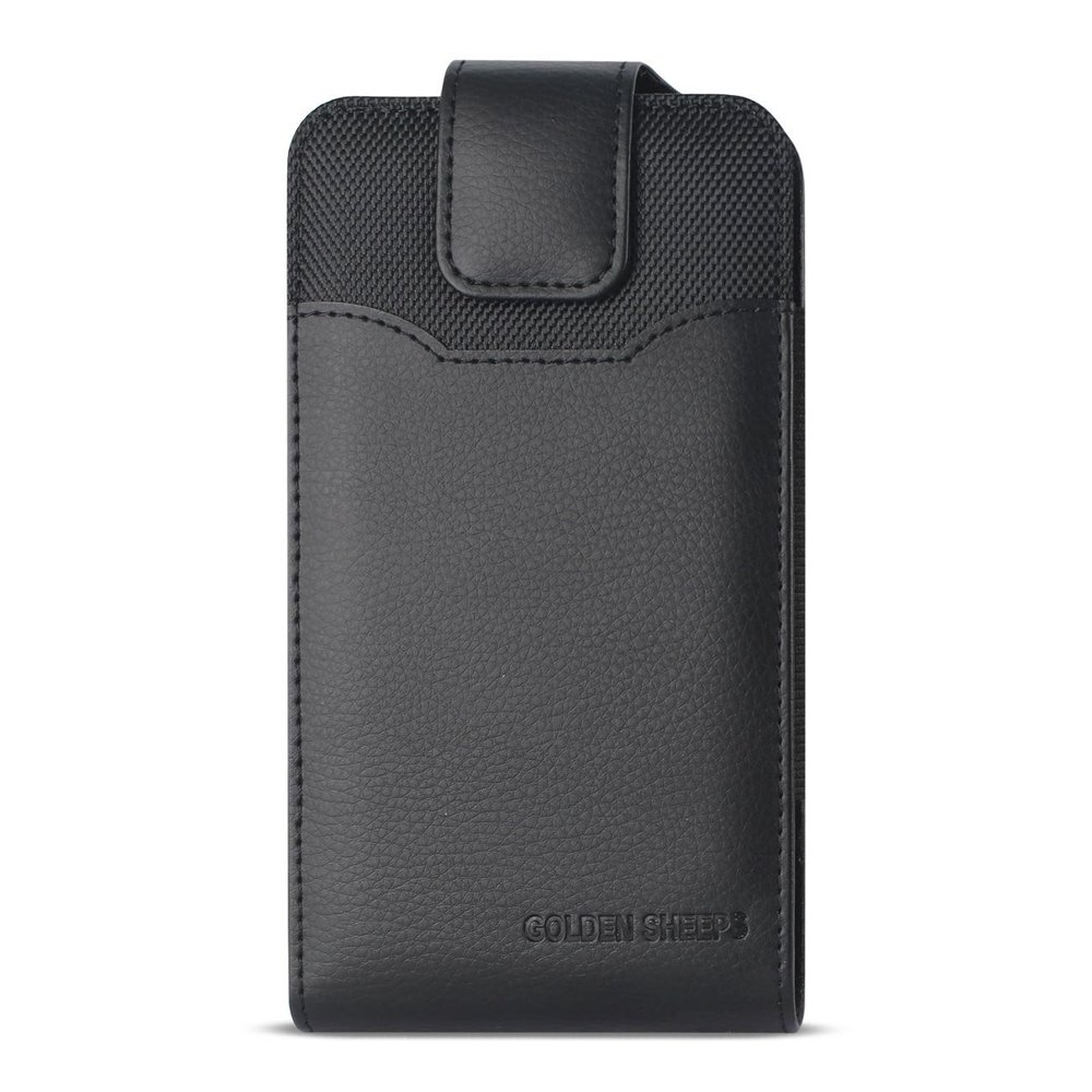 Golden Sheeps Compatible for Sonim XP8 Premium Vertical Leather Belt Clip Holster Pouch Case Cover