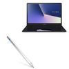 BoxWave Stylus Pen Compatible with ASUS ZenBook Pro 15 (UX580) - AccuPoint Active Stylus, Electronic Stylus with Ultra Fine Tip - Metallic Silver view 1