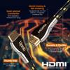 Certified HDMI Cable 6FT (HDMI 2.1 10K 8K) Ultra High Speed HDMI HDR 48Gbps eARC VRR Dolby Atmos Vision for PS5 Xbox Series X RTX 4090 Apple TV 4K Roku Fire Sony LG (6.5FT/2M) view 3