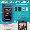Hiearcool Universal Waterproof Phone Pouch, Dry Bag Compatible for iPhone 17 16 15 14 13 Pro Max XS Plus Samsung Galaxy S22 Cellphone Up to 8.3", IPX8 Water Proof Cell Phone Case for Beach-2Pack view 2
