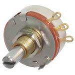 CA2541, Res Pot 250K Ohm 2W 1(Elec)/1(Mech) Turn 6.35mm (66.68 X 29.4mm) Solder Lug Panel Mount