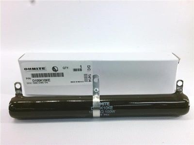OHMITE D100K10KE 10000OHM, 100W, Resistor, VIT ADJ 10 Percent;ROHS Compliant: YES