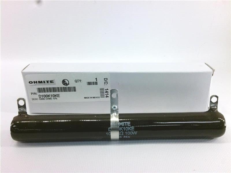 OHMITE D100K10KE 10000OHM, 100W, Resistor, VIT ADJ 10 Percent;ROHS Compliant: YES