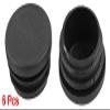 uxcell 6 Pcs Plastic Round Caps Blanking End Tube Pipe Inserts 32mm Dia view 2