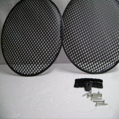 ZXPC (2) Two 18" Metal Mesh Speaker Grill w/Mesh Speaker Clamps & Screws