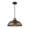 Millennium Lighting Warehouse/Cord Hung, Satin Black view 3