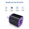 Samsung Dual USB Wall Charger with Micro USB Cable for Galaxy J7V/J8, J7 Crown/Prime/Star/Sky Pro/Refine, S7/S6 Plus/Edge/Active view 2