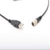Male 6pin Hirose to USB Data Cable for Trimble S6,S8 Total Stations view 4