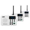 Wuloo Intercoms Wireless for Home 1 Mile Range 22 Channel 100 Digital Code Display Screen, Wireless Intercom System for Home House Business Office, Room to Room Intercom Communication(3Stations White) view 1