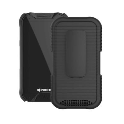 Wireless ProTech Case with Clip Compatible with Kyocera DuraForce Pro 2 Phone Models E6910 (Verizon) and E6920 (AT&T, FirstNet), Heavy Duty Rotating Belt Clip Holster and Durable Slim Case Combo.